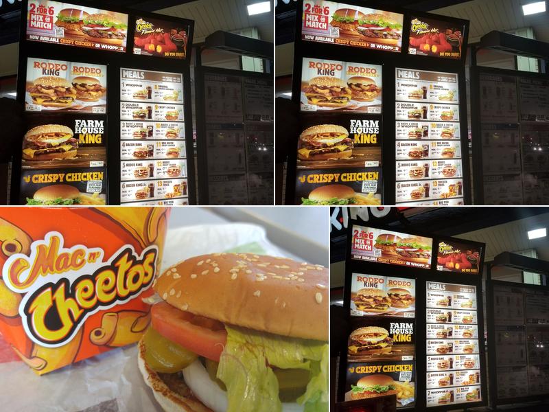 Burger King Menu