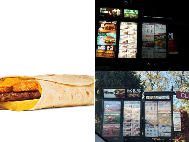 Burger King Menu