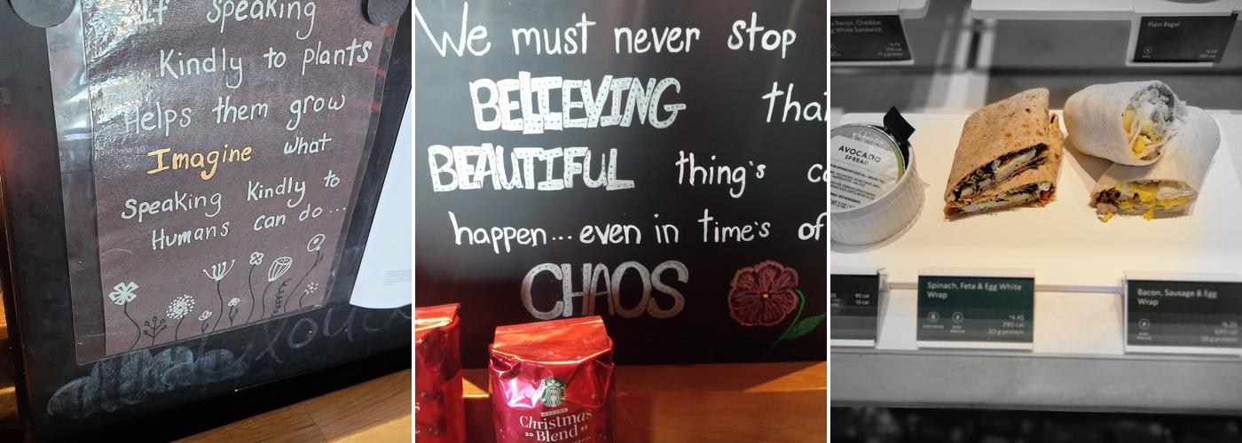 Starbucks Coffee Company Menu