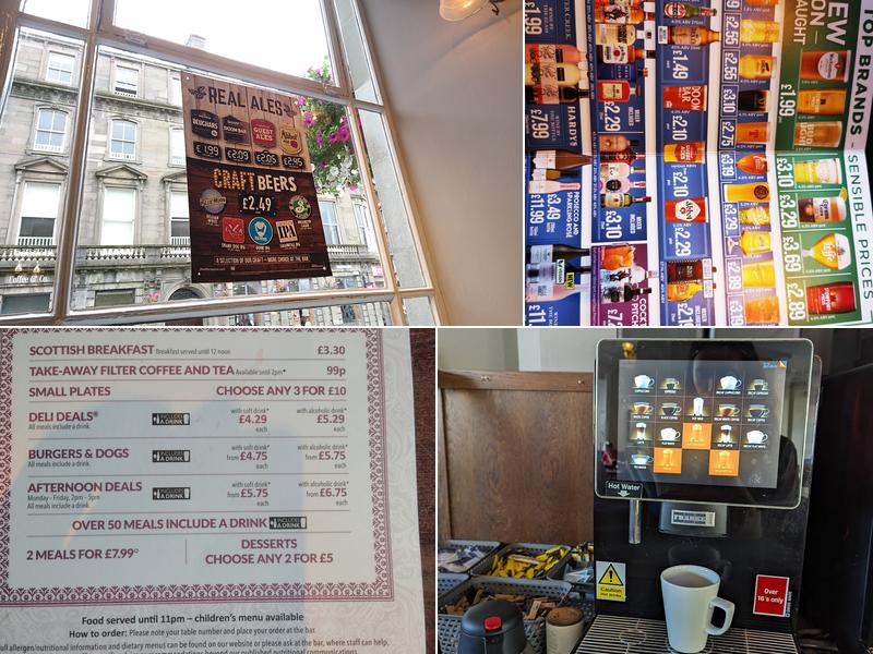 The Counting House - JD Wetherspoon Menu