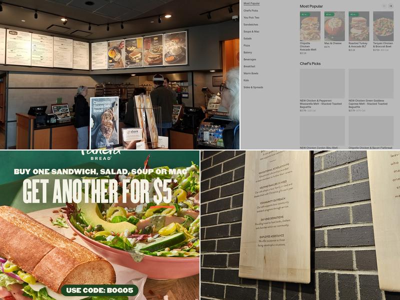 Panera Bread Menu