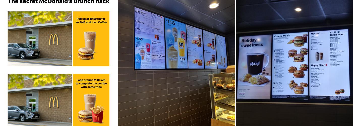 McDonald's Menu