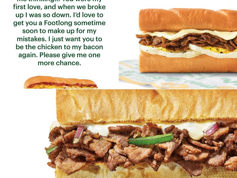 Subway Menu