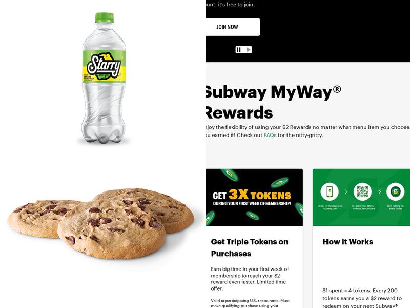 SUBWAY Menu