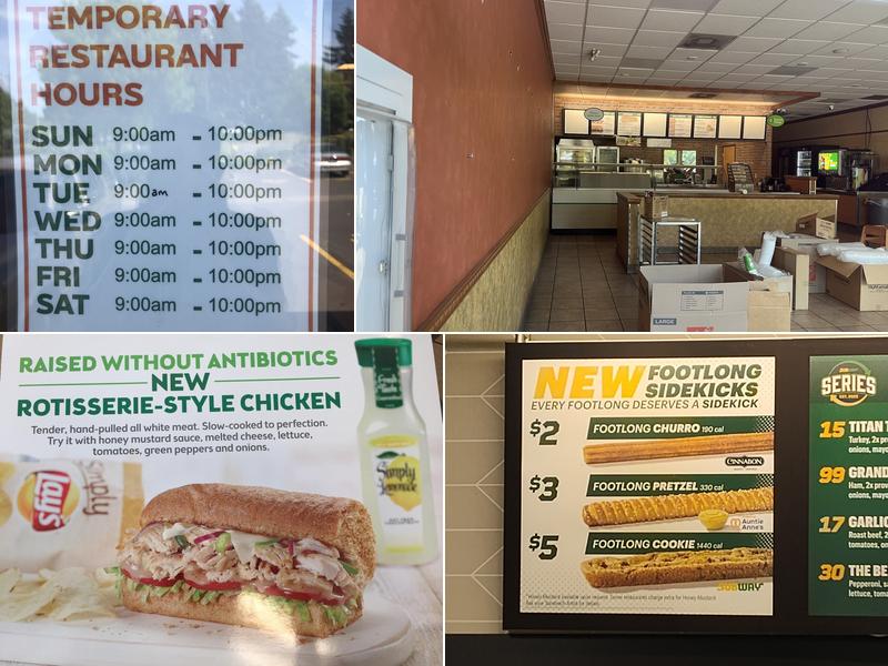 Subway Menu