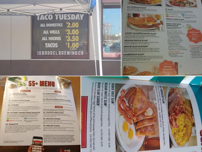 Denny's Menu