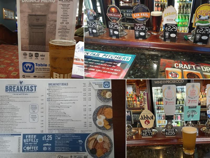 The Last Post - JD Wetherspoon Menu
