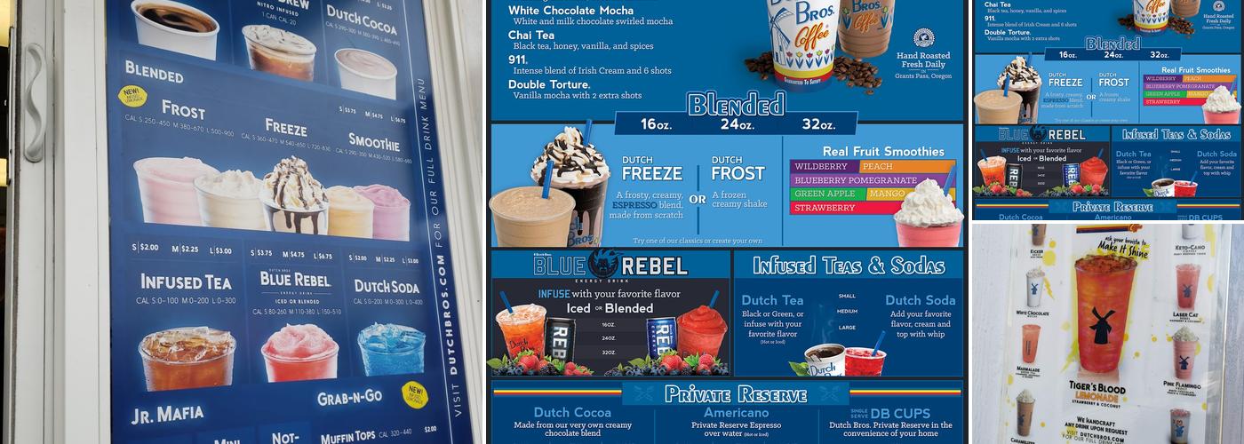 Dutch Bros Coffee Menu