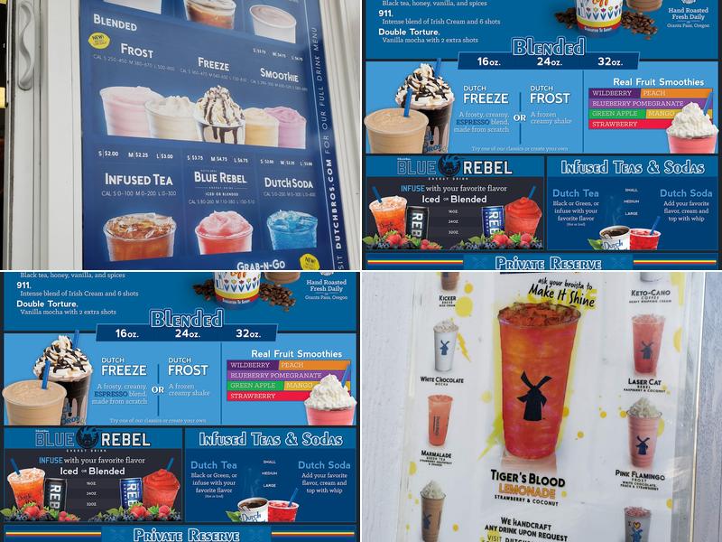 Dutch Bros Coffee Menu