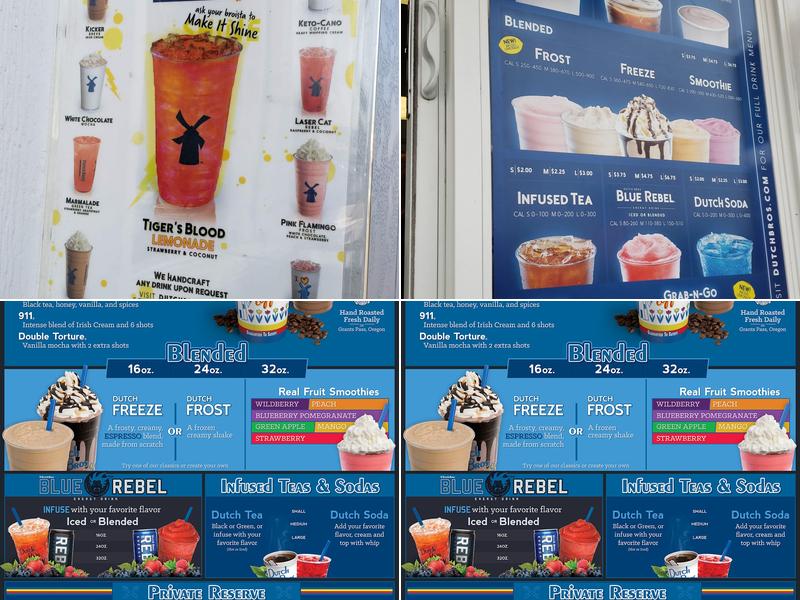 Dutch Bros Coffee Menu