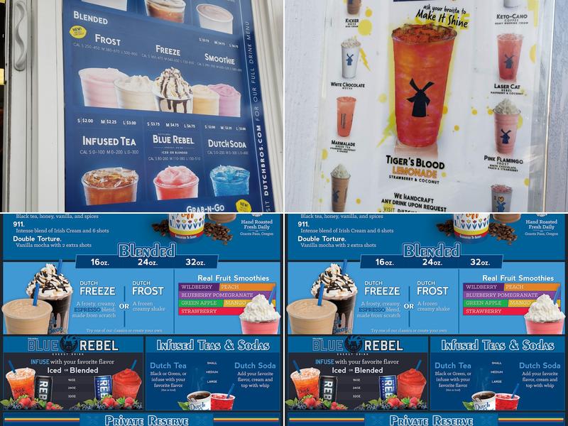Dutch Bros Coffee Menu