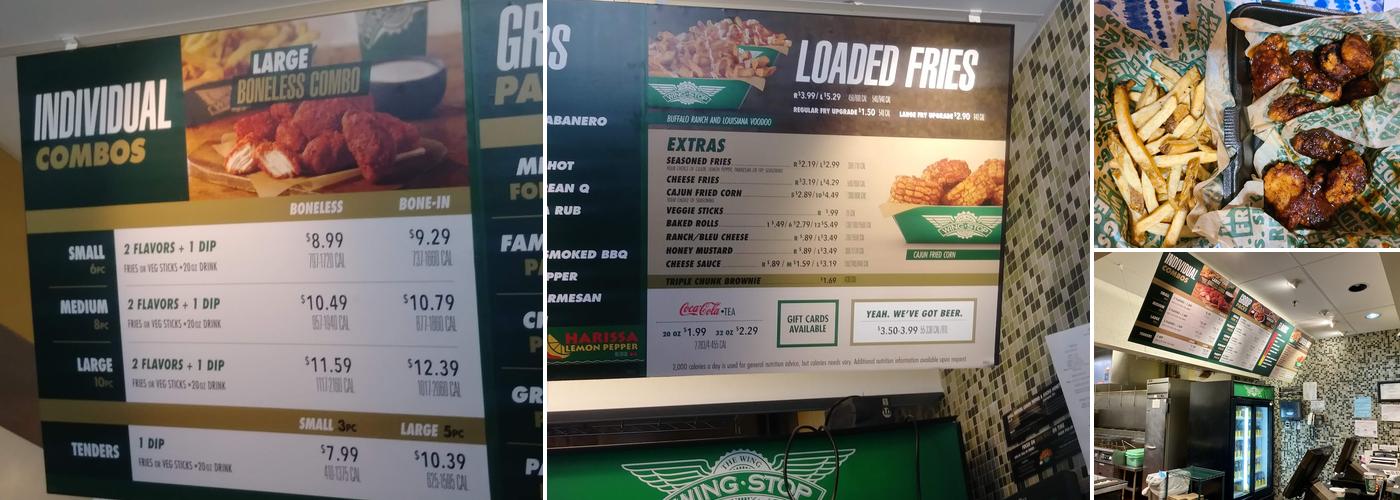 Wingstop Menu