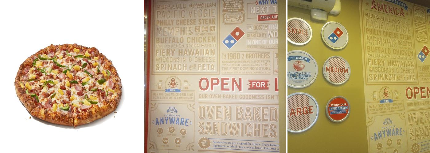 Domino's Pizza Menu