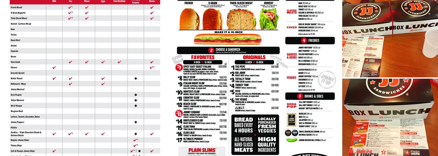 Jimmy John's Menu