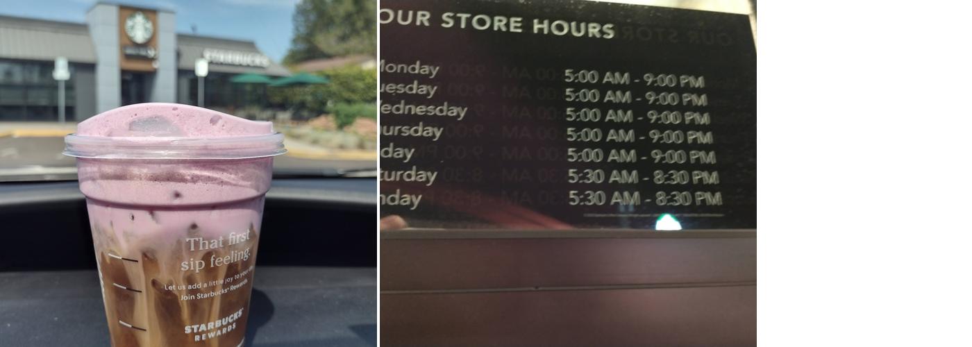 Starbucks Menu