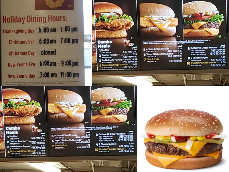 McDonald's Menu