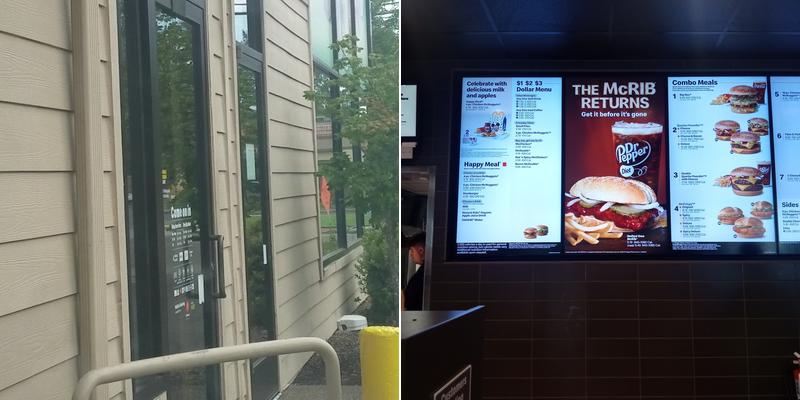 McDonald's Menu