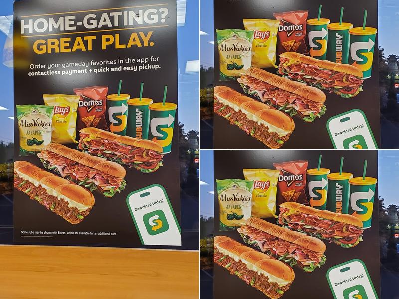 Subway Menu