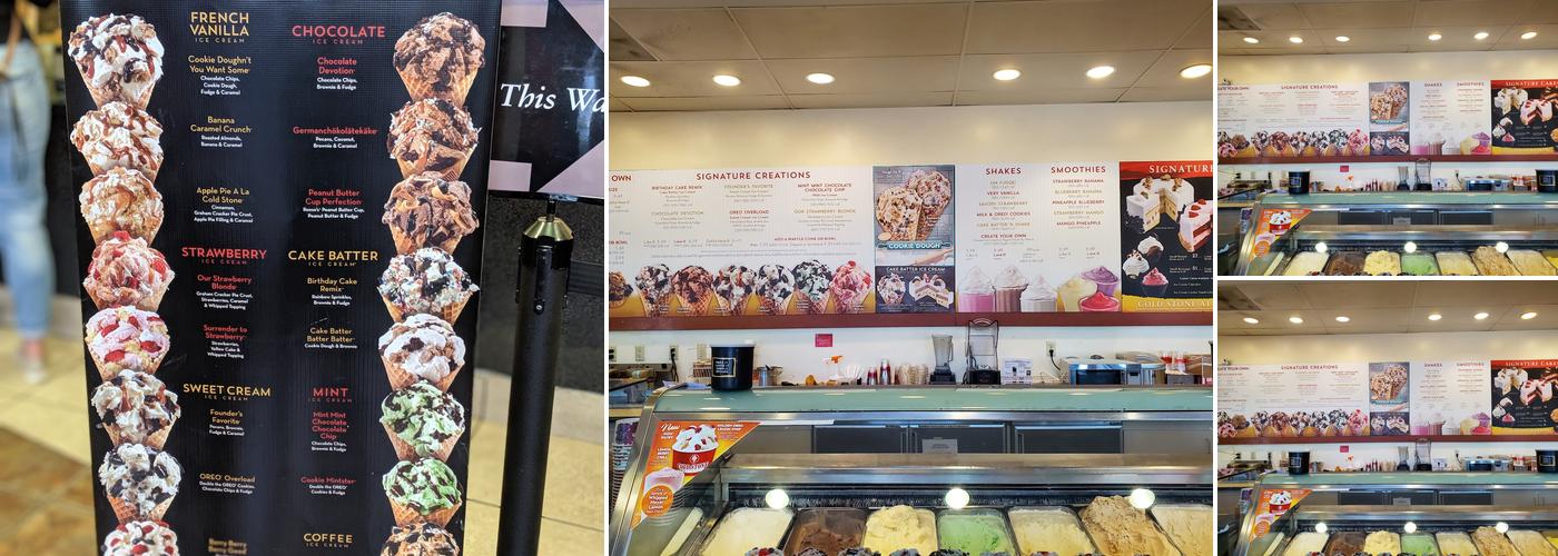 Cold Stone Creamery Menu