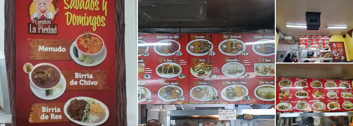 La Piedad Mercado Y Carniceria Menu