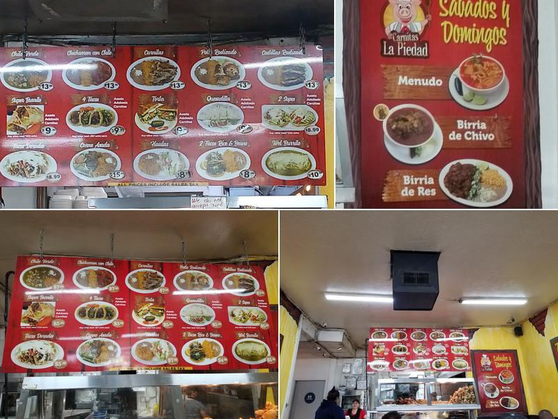 La Piedad Mercado Y Carniceria Menu