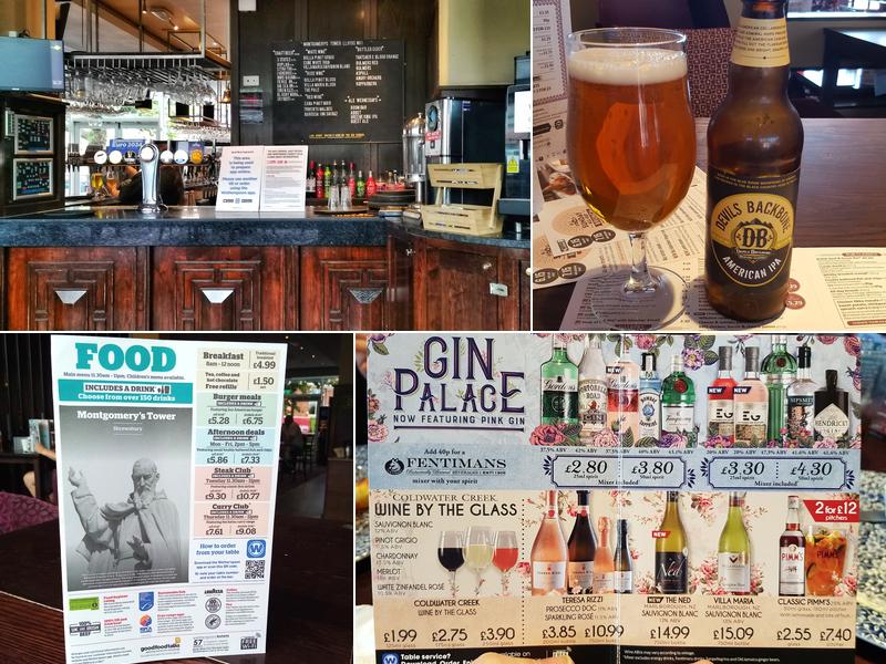 Montgomery's Tower - JD Wetherspoon Menu