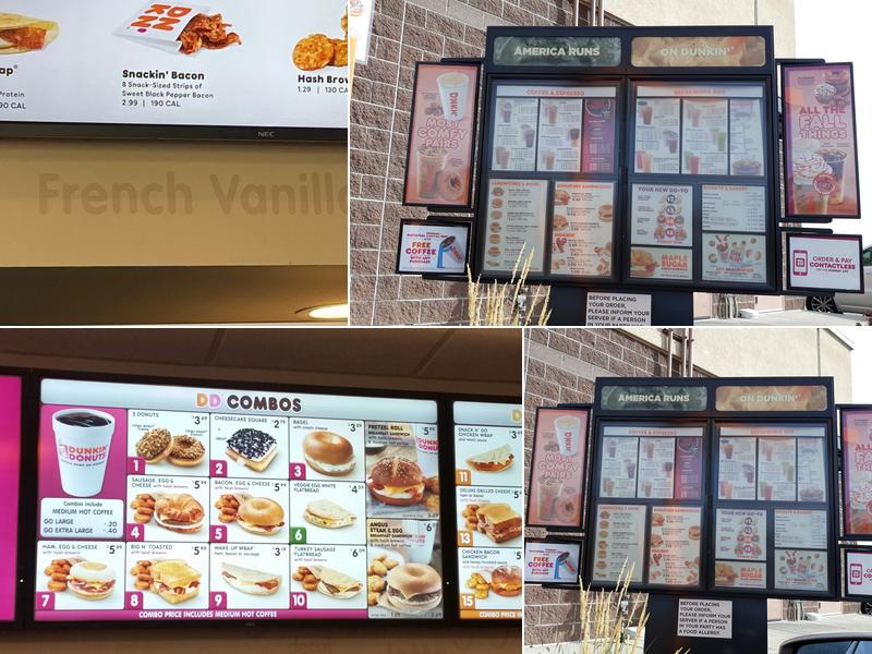 Dunkin' Menu