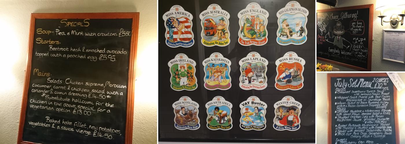 The Swan Inn & Bistro Menu