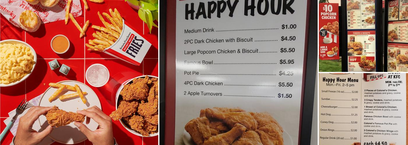 KFC Menu