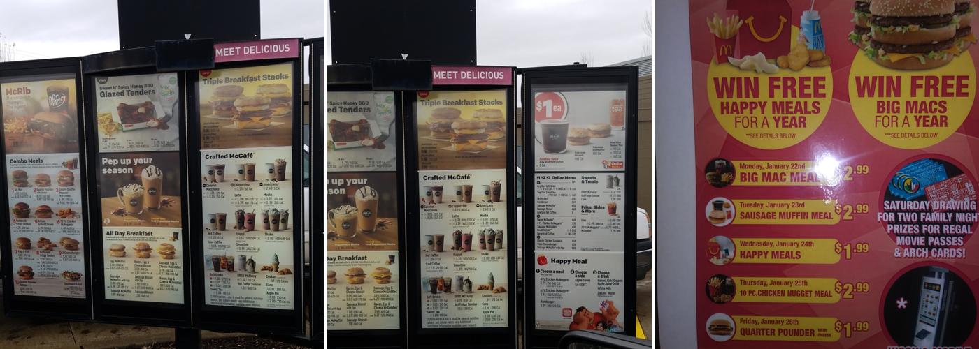 McDonald's Menu