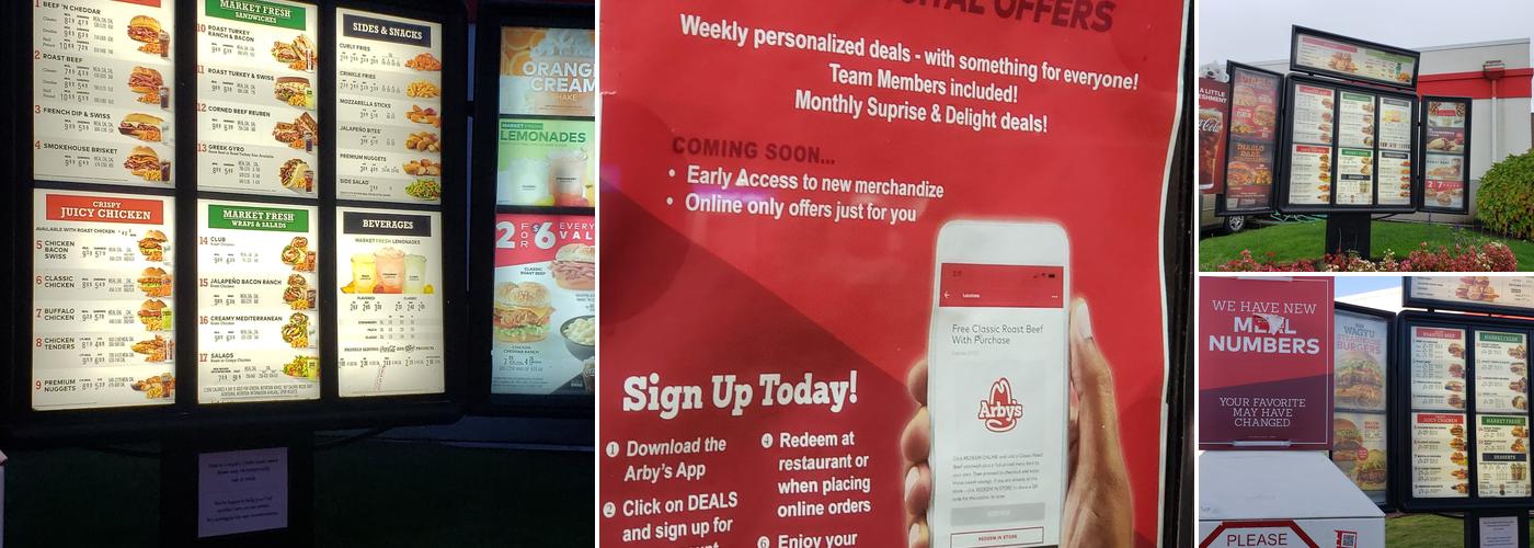 Arby's Menu