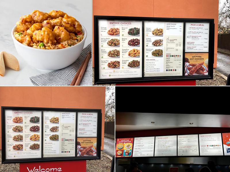Panda Express Menu