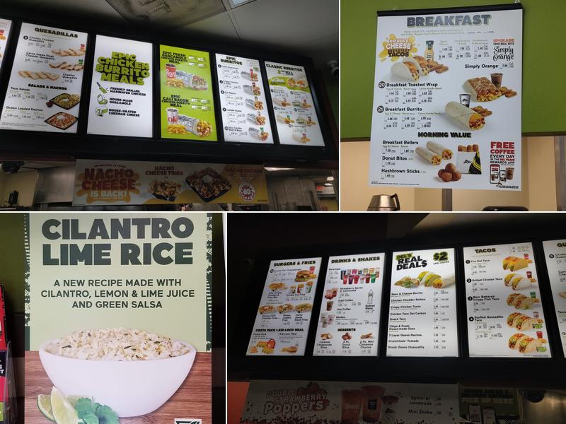 Del Taco Menu