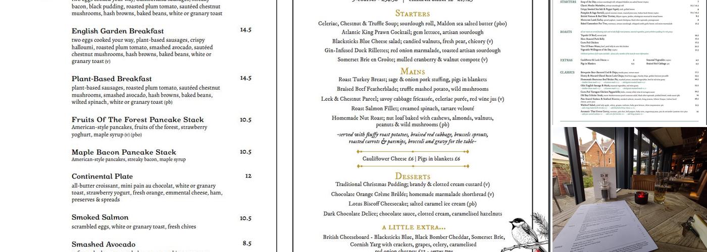 D'Parys, Bedford Menu