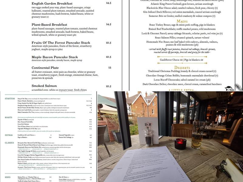 D'Parys, Bedford Menu