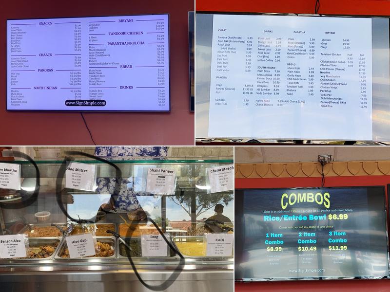 New Spice World Menu