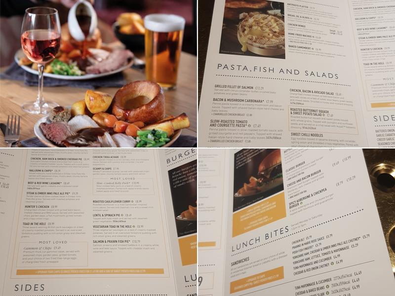 Fox & Dogs Sutton Menu