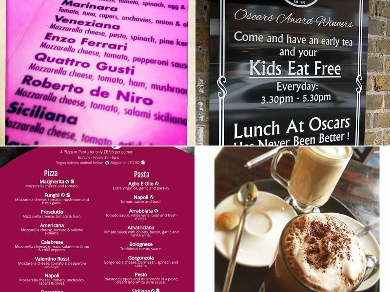 Oscars Pizza Co Ltd Menu