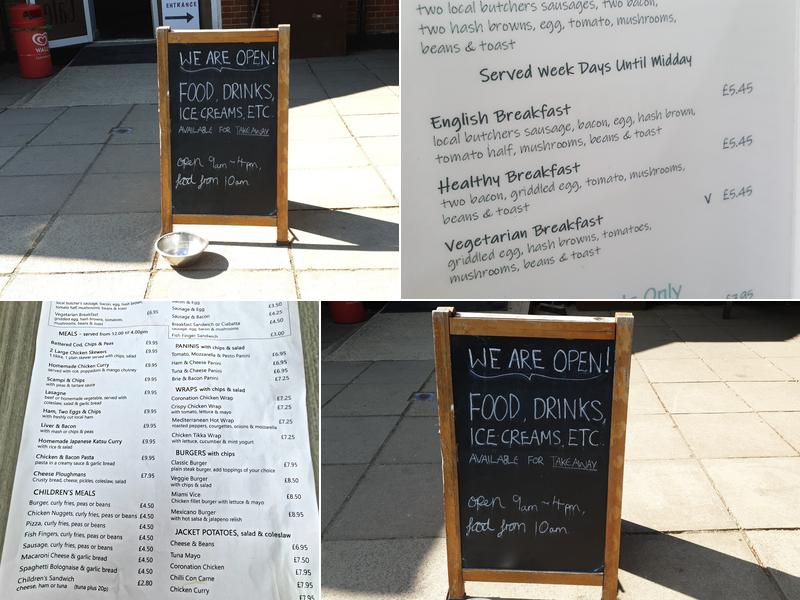 Blackwell's Chipperfield Ltd Menu