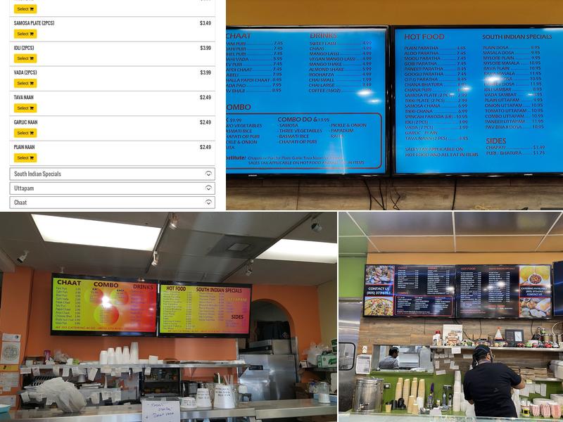 Namaste Spiceland Menu