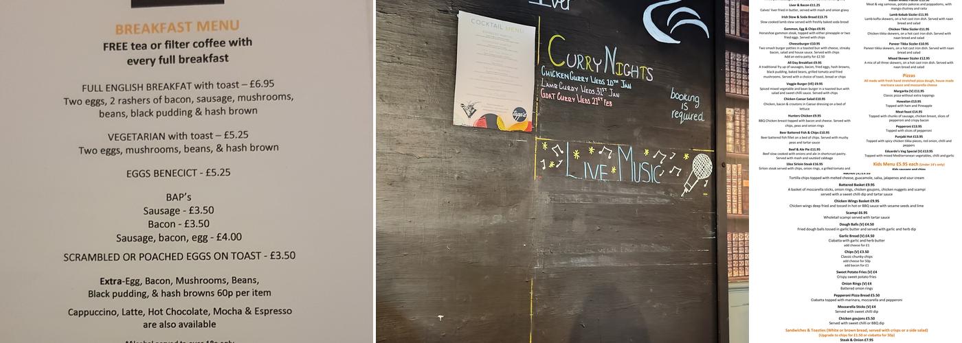 The Swan At Iver Menu