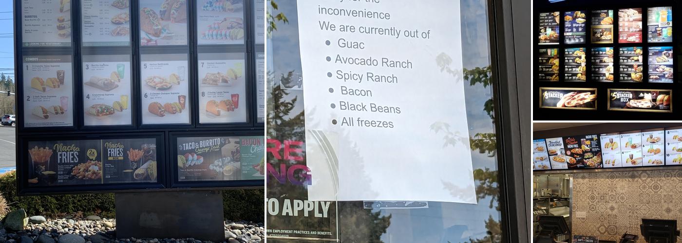 Taco Bell Menu