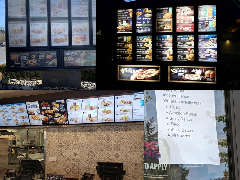 Taco Bell Menu