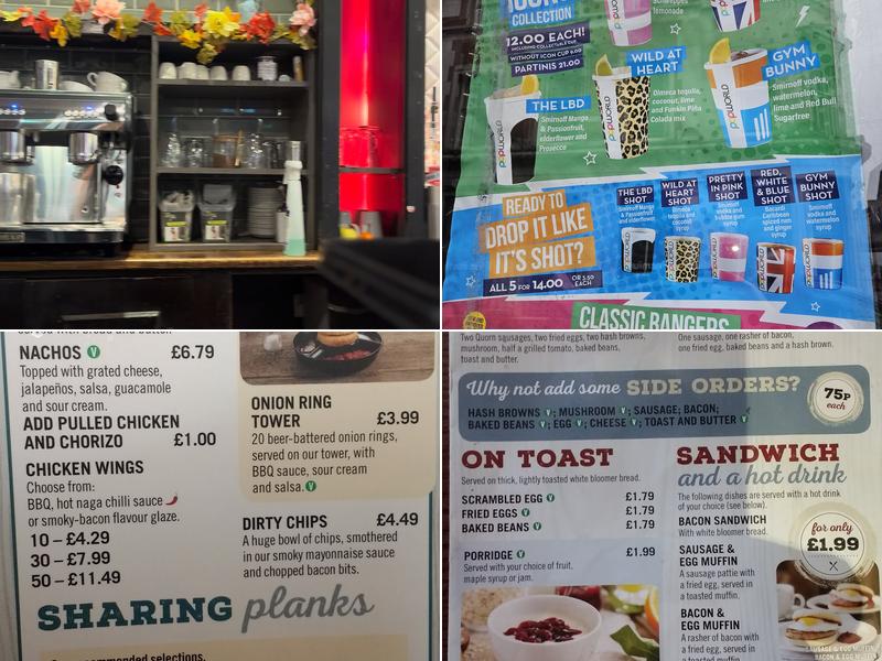 Elephant & Castle Menu