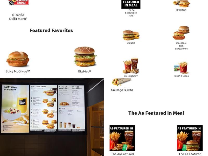 McDonald's Menu
