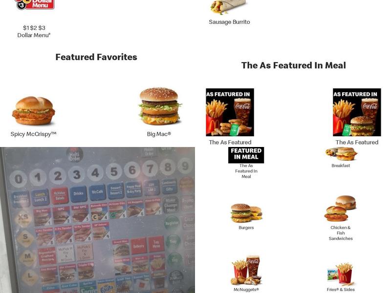 McDonald's Menu