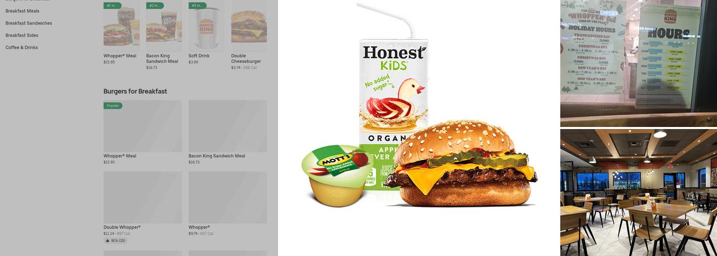 Burger King Menu