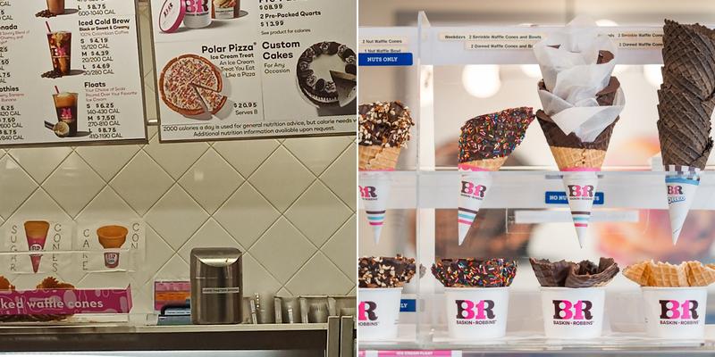 Baskin-Robbins Menu