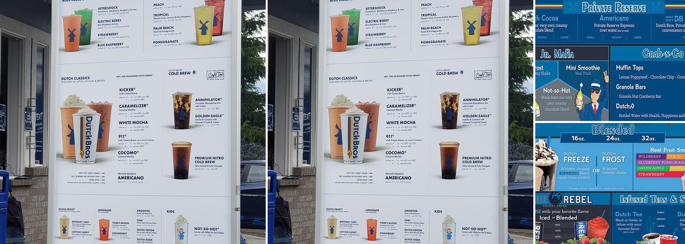 Dutch Bros Coffee Menu