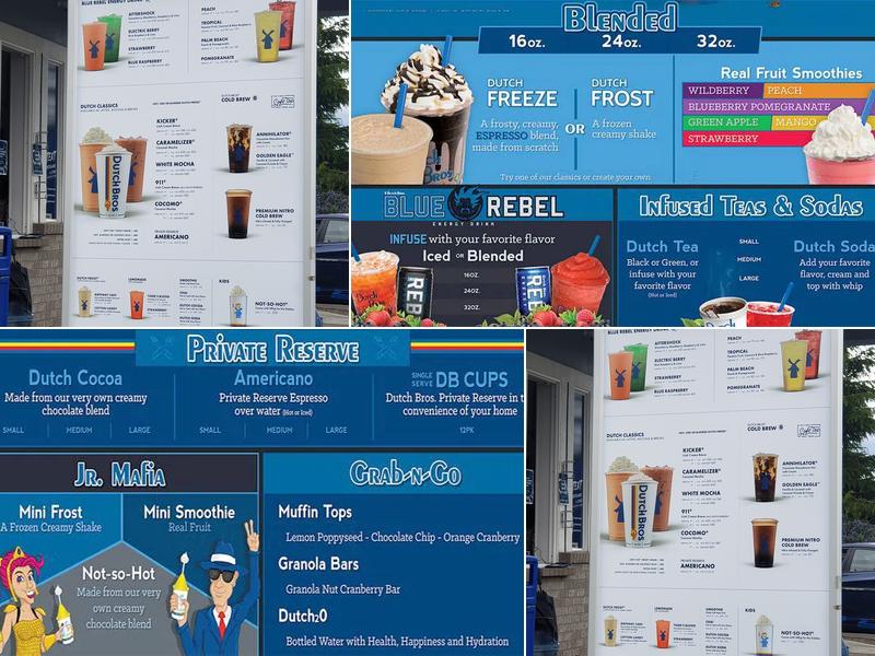 Dutch Bros Coffee Menu